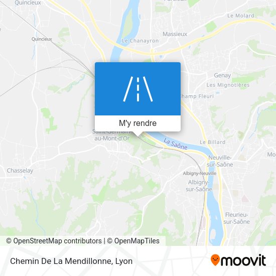 Chemin De La Mendillonne plan