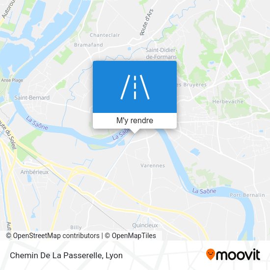Chemin De La Passerelle plan