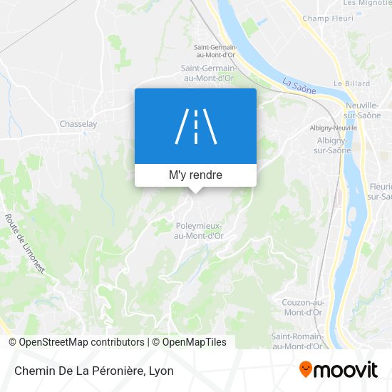Chemin De La Péronière plan