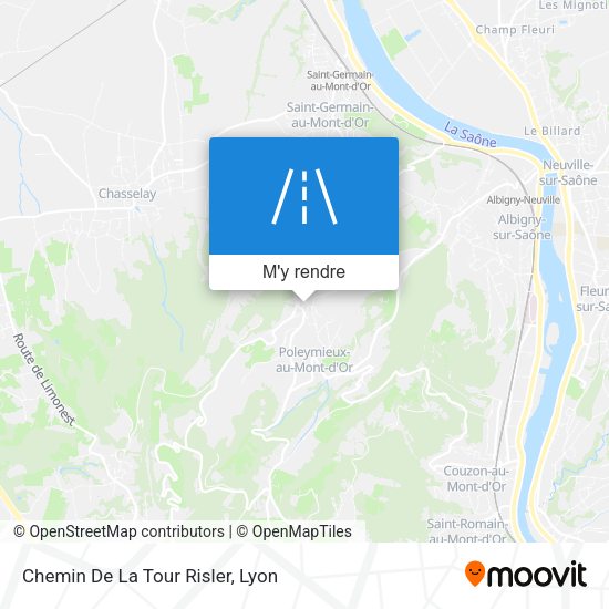 Chemin De La Tour Risler plan