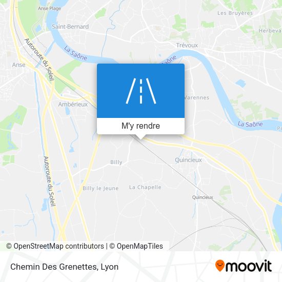 Chemin Des Grenettes plan