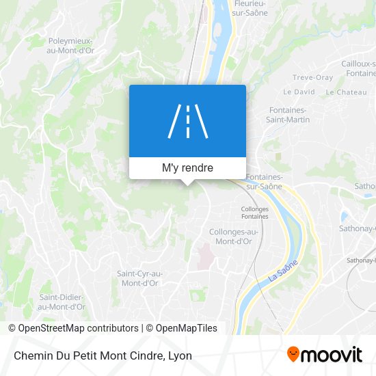 Chemin Du Petit Mont Cindre plan