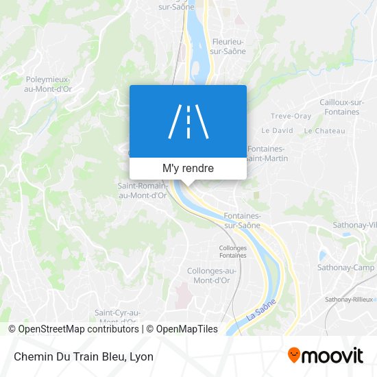 Chemin Du Train Bleu plan