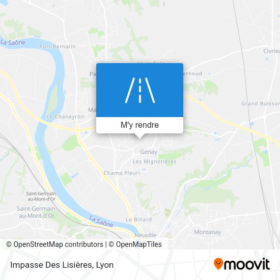 Impasse Des Lisières plan