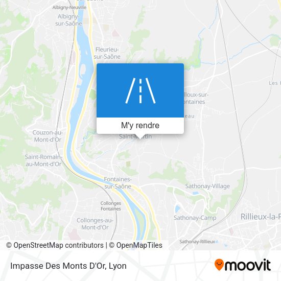 Impasse Des Monts D'Or plan