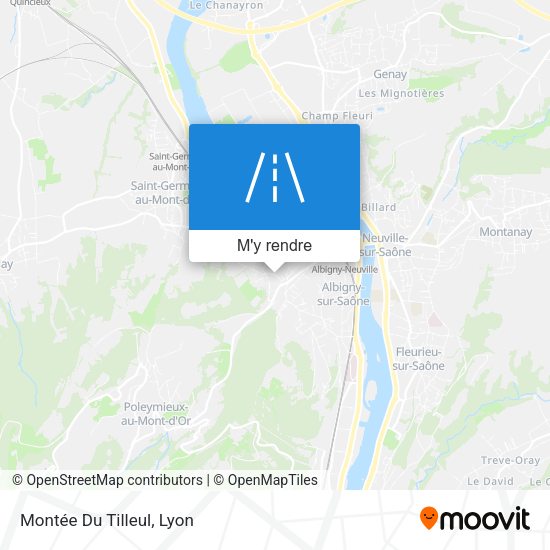 Montée Du Tilleul plan