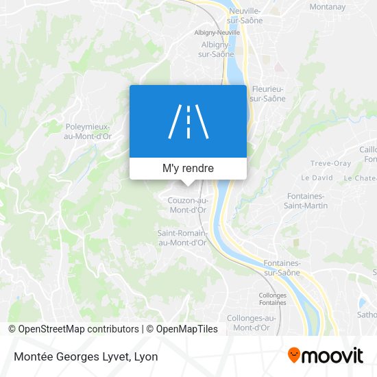 Montée Georges Lyvet plan
