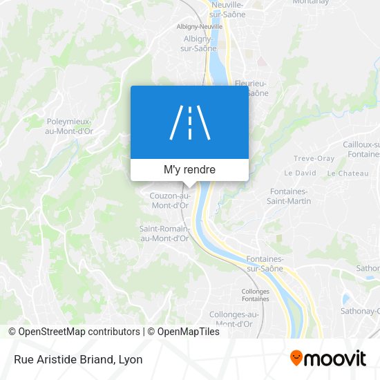 Rue Aristide Briand plan