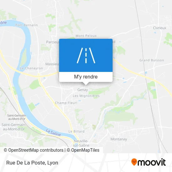 Rue De La Poste plan