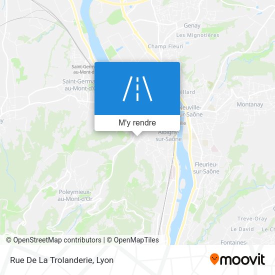 Rue De La Trolanderie plan