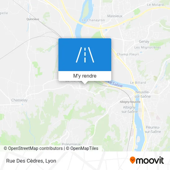 Rue Des Cèdres plan