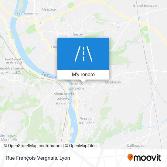 Rue François Vergnais plan