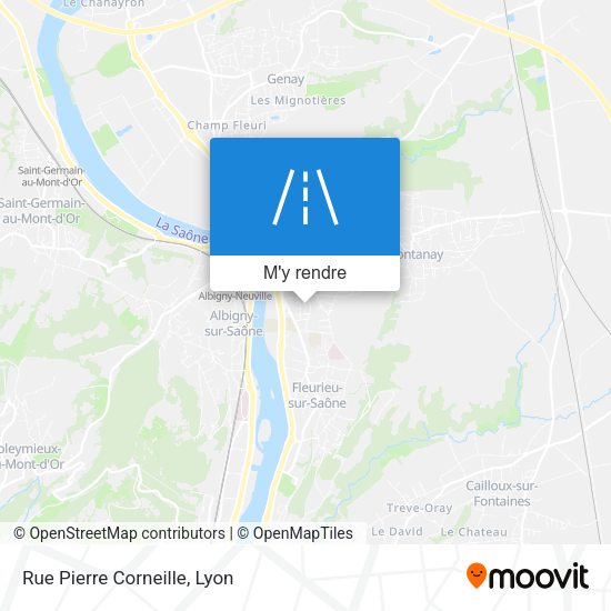 Rue Pierre Corneille plan