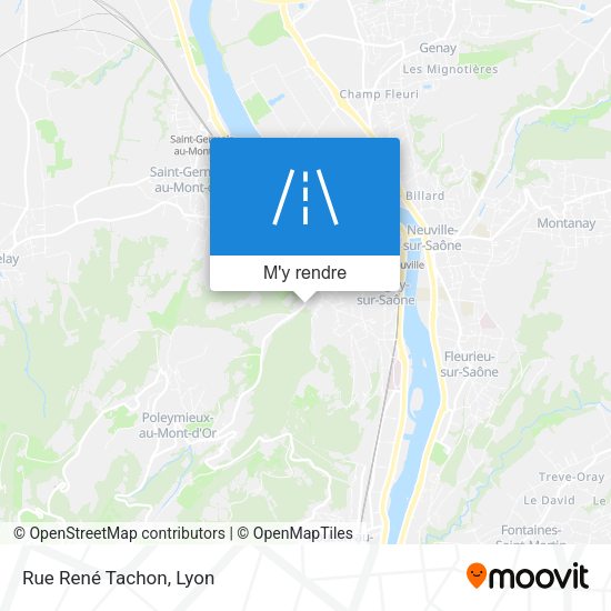 Rue René Tachon plan