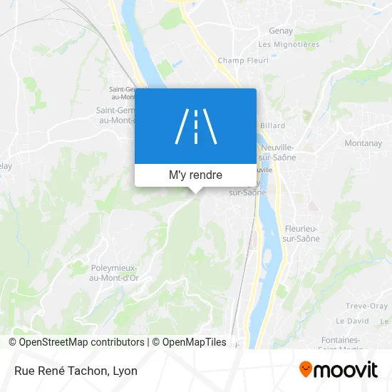Rue René Tachon plan