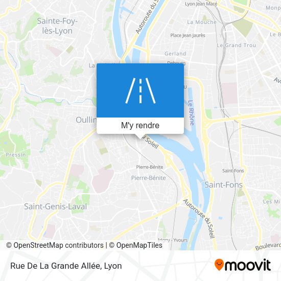 Rue De La Grande Allée plan