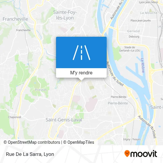 Rue De La Sarra plan