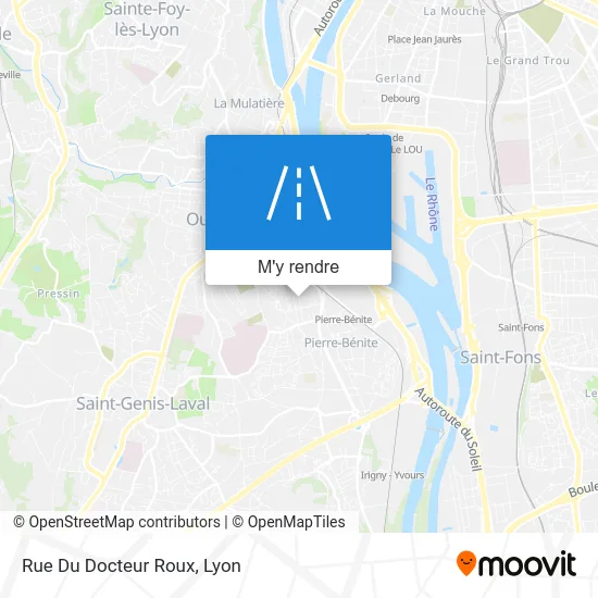 Rue Du Docteur Roux plan