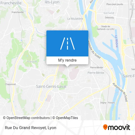 Rue Du Grand Revoyet plan