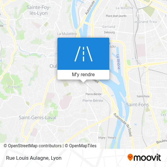 Rue Louis Aulagne plan