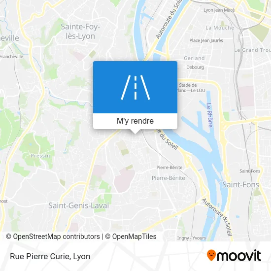 Rue Pierre Curie plan