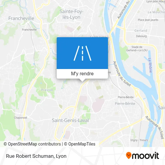 Rue Robert Schuman plan