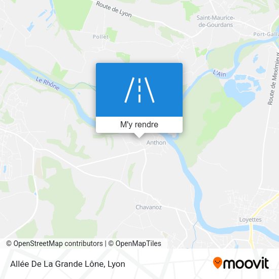 Allée De La Grande Lône plan