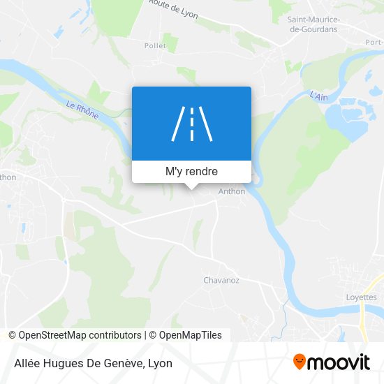 Allée Hugues De Genève plan