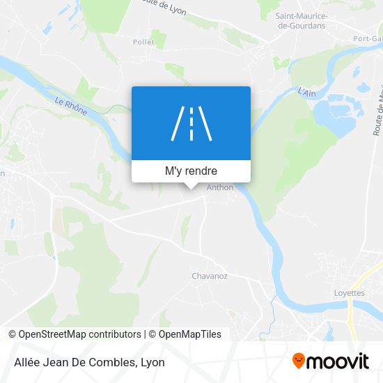 Allée Jean De Combles plan