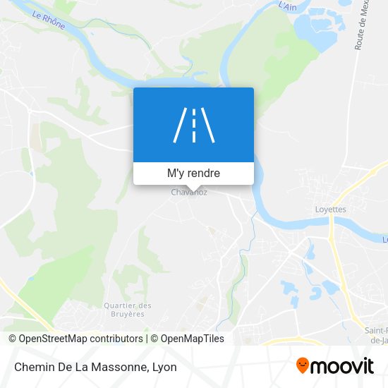 Chemin De La Massonne plan