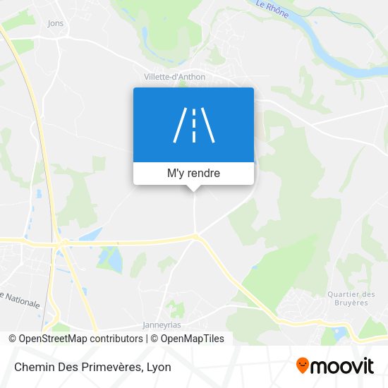 Chemin Des Primevères plan
