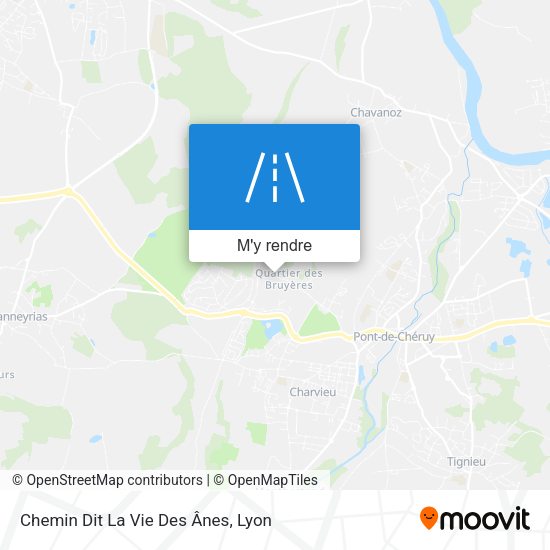 Chemin Dit La Vie Des Ânes plan