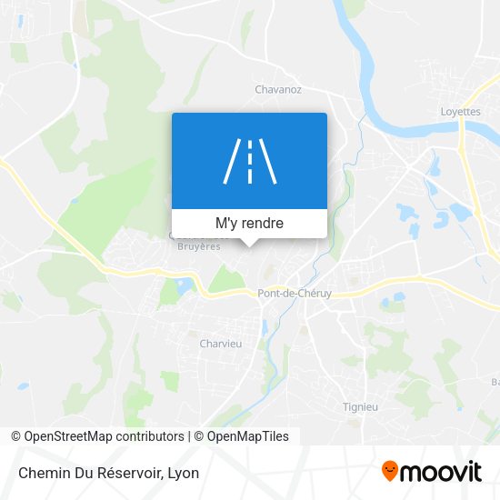 Chemin Du Réservoir plan