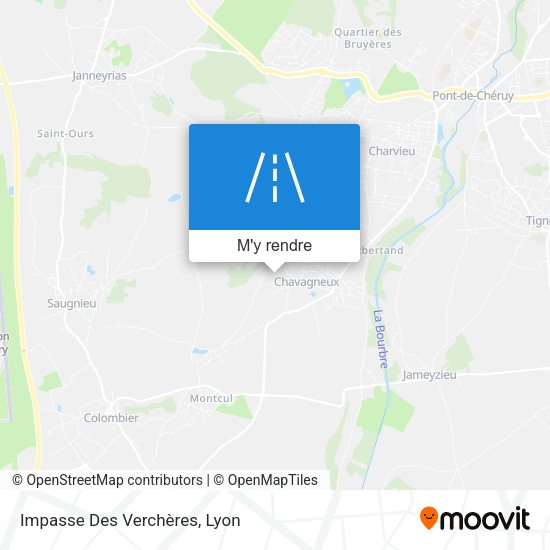 Impasse Des Verchères plan