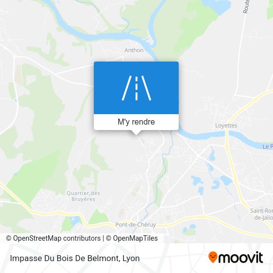 Impasse Du Bois De Belmont plan