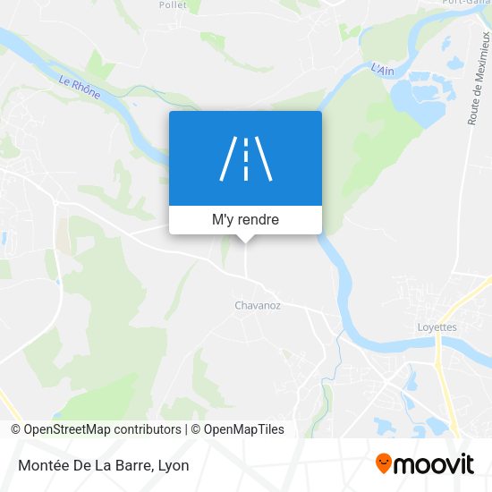 Montée De La Barre plan