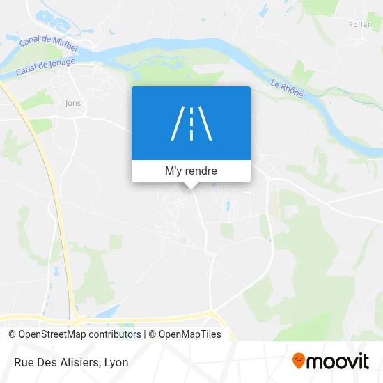 Rue Des Alisiers plan