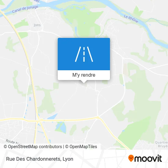 Rue Des Chardonnerets plan