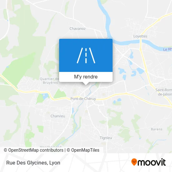 Rue Des Glycines plan