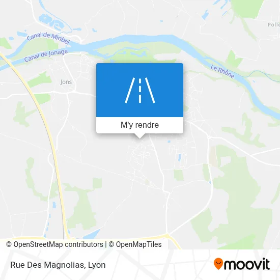 Rue Des Magnolias plan