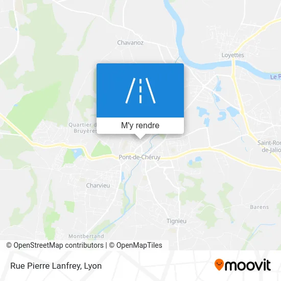 Rue Pierre Lanfrey plan