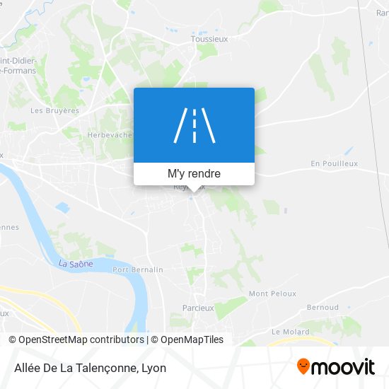 Allée De La Talençonne plan