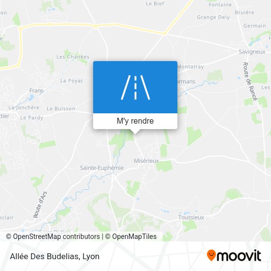 Allée Des Budelias plan