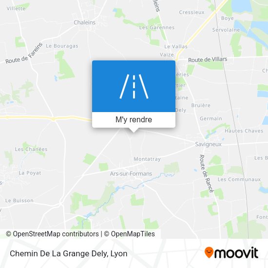 Chemin De La Grange Dely plan