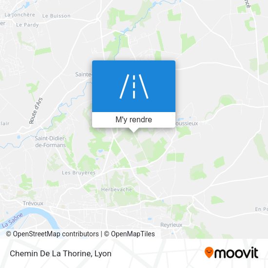 Chemin De La Thorine plan