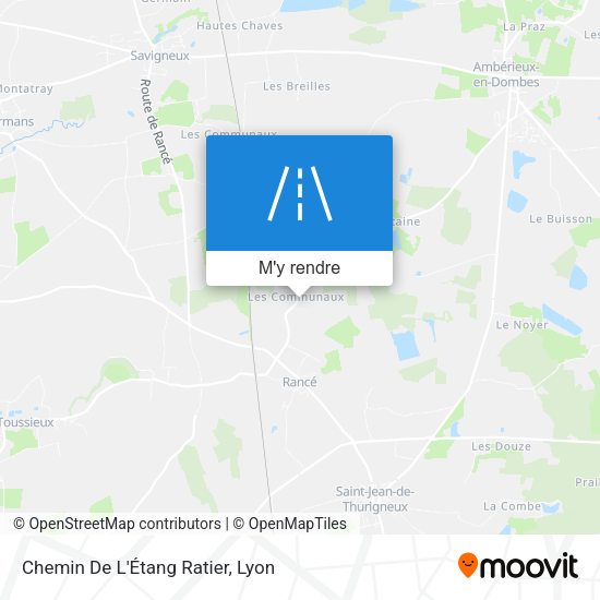 Chemin De L'Étang Ratier plan