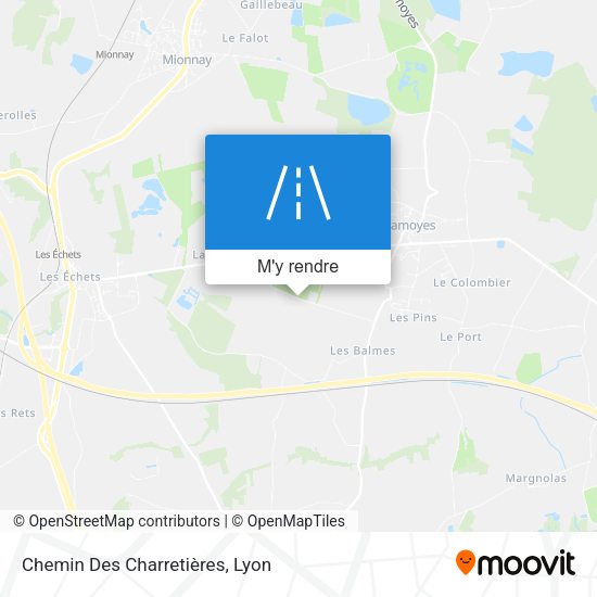 Chemin Des Charretières plan