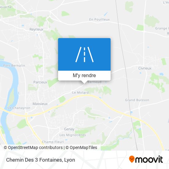Chemin Des 3 Fontaines plan