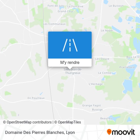 Domaine Des Pierres Blanches plan