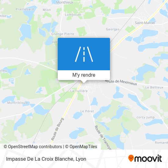 Impasse De La Croix Blanche plan